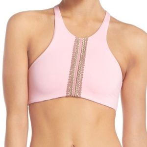 Maaji “Rosewood” Reversible High Neck Bikini Top